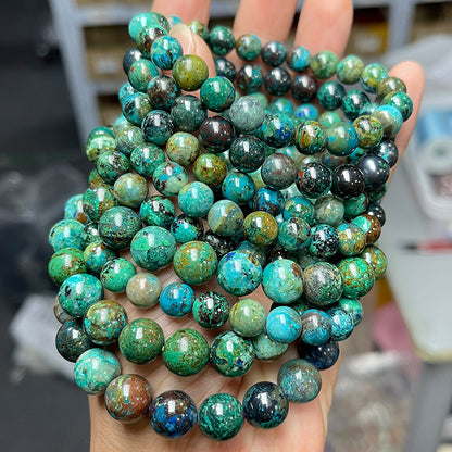 Grade A natural azurite bracelet