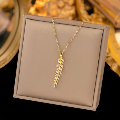 Daoxiang wheat ear necklace