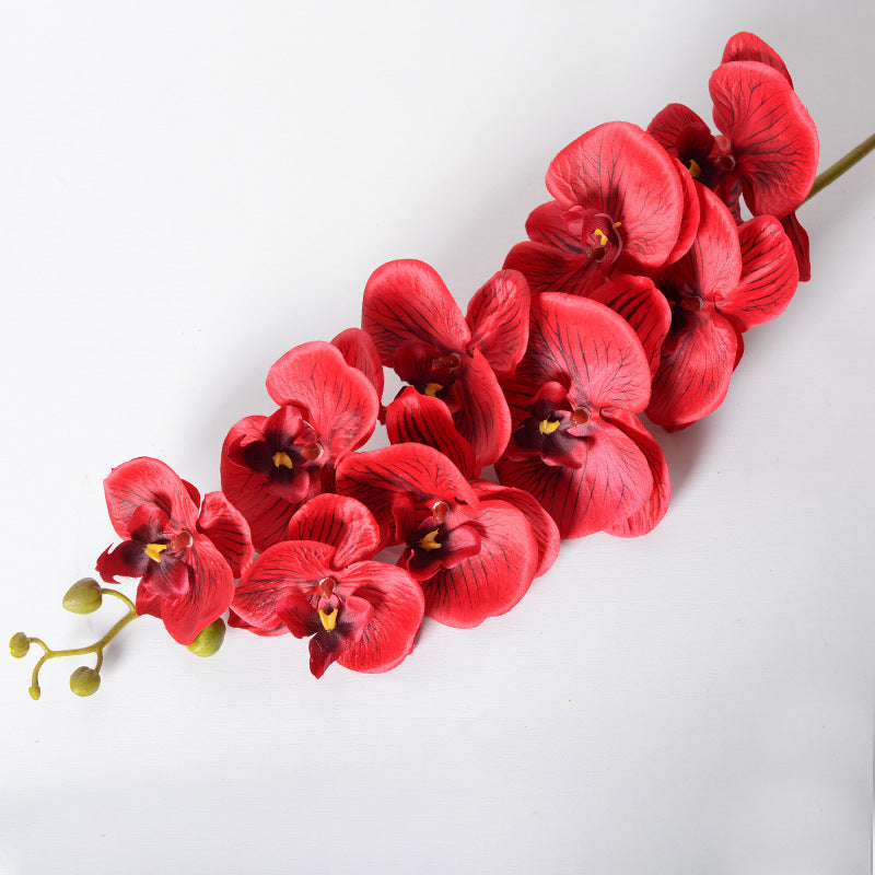 Single artificial flower 9-head Phalaenopsis orchid