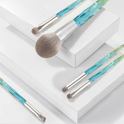 Acrylic Handle Makeup Brush Set