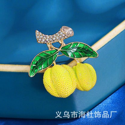 Durian brooch