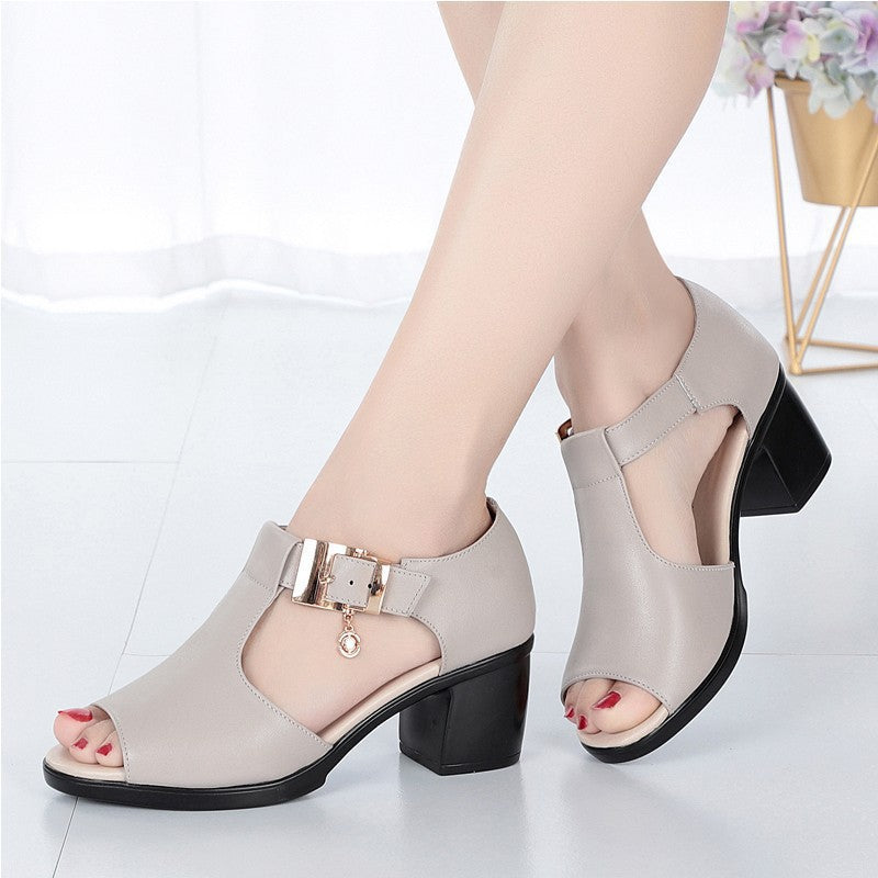 Fishmouth fashion casual women's shoes