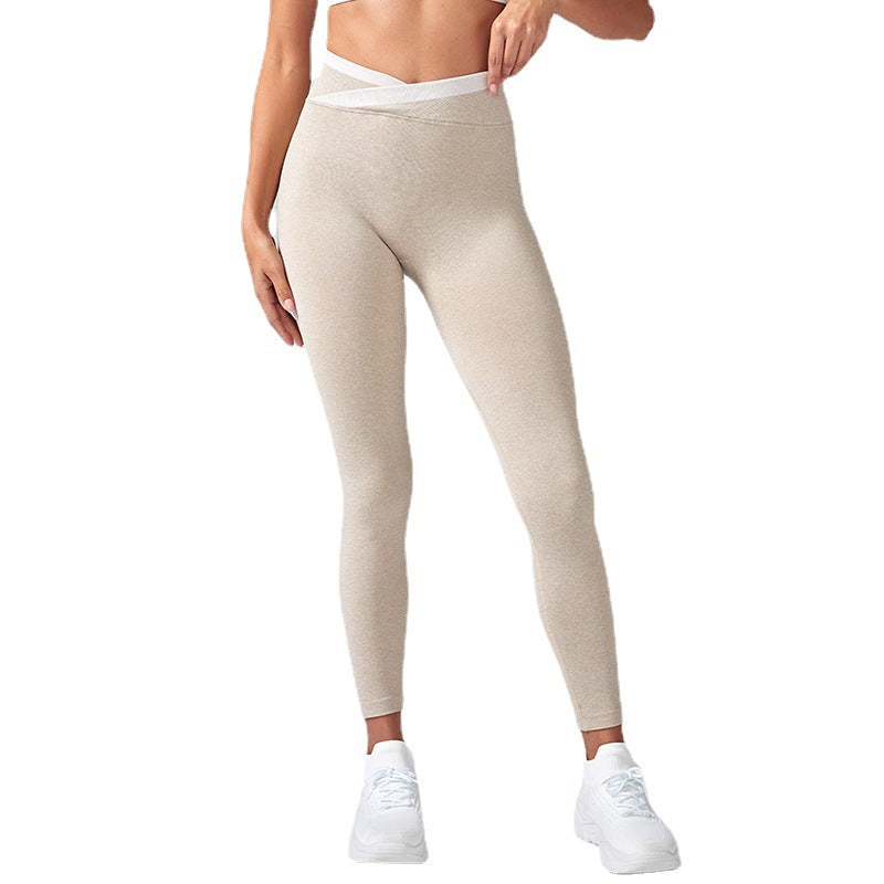 Euro Seamless High-Waist Barely-There Butt-Lifting Yoga Pants