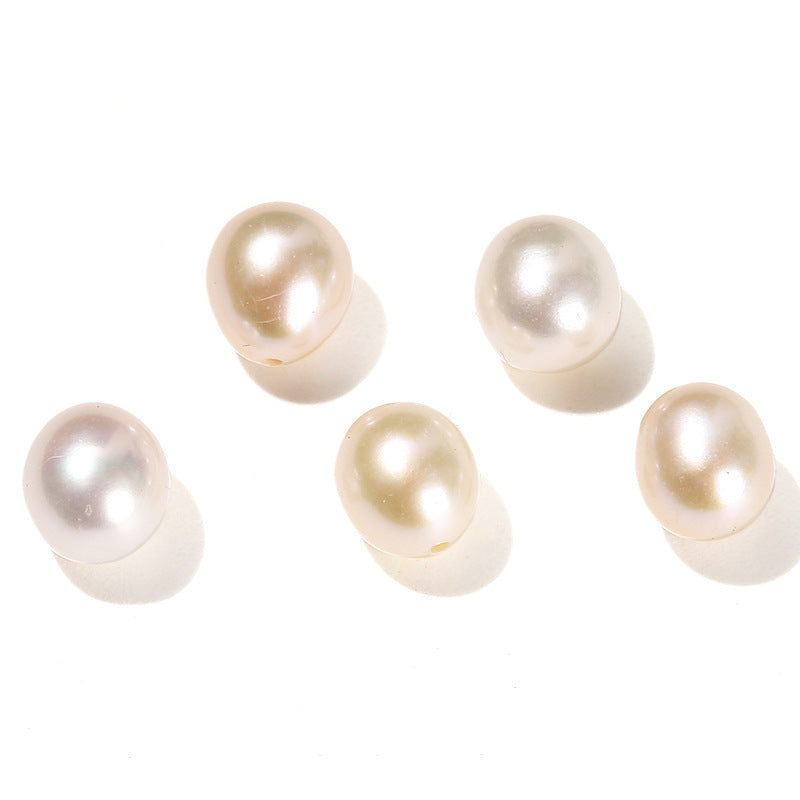 Natural freshwater pearl half hole