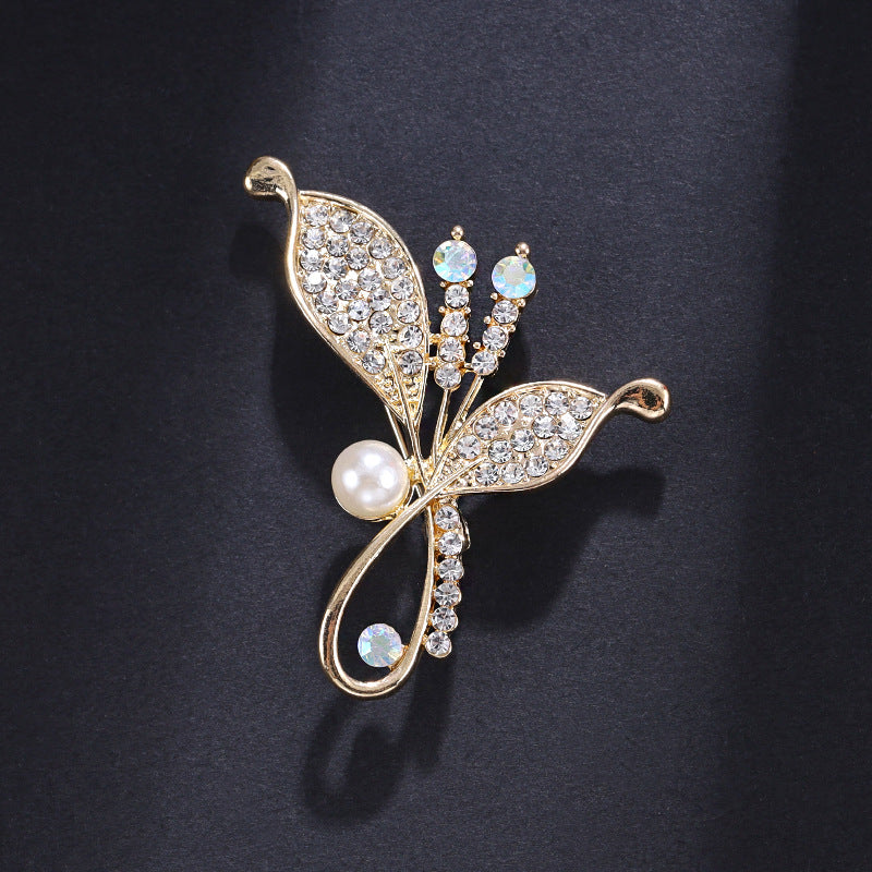 High-end brooch brooch imitation pearl