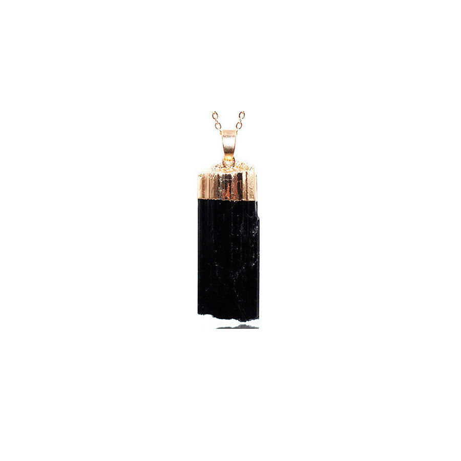 Black Tourmaline Tourmaline Indeterminate Pendant