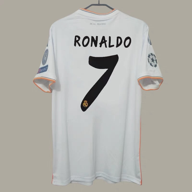 13-14 Real Madrid Home 7 Ronaldo Short Sleeve Retro Jersey