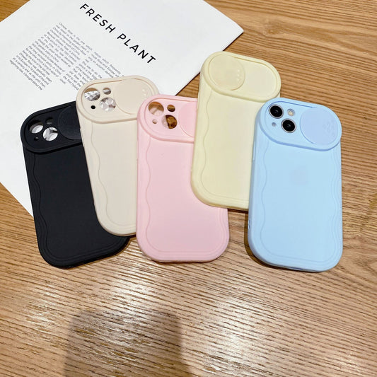 Apple 15 Pro Wave Macaron Color iPhone 12/11 Full Cover Case