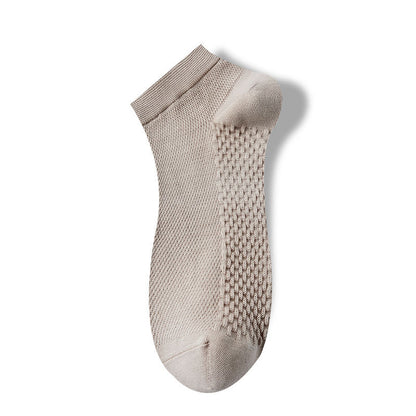 Summer Cotton Mesh Anti-Odor Men's Socks