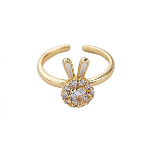 Rabbit rotatable ring