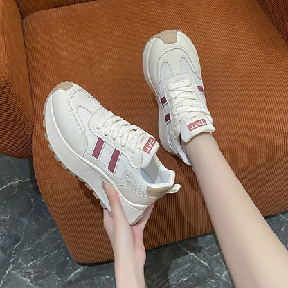 Spring new white casual shoes