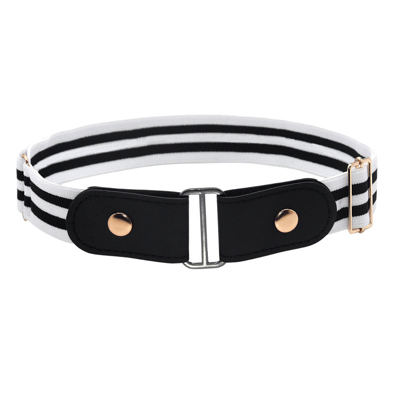 Belt men's and women's elastic belt