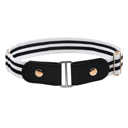 Belt men's and women's elastic belt