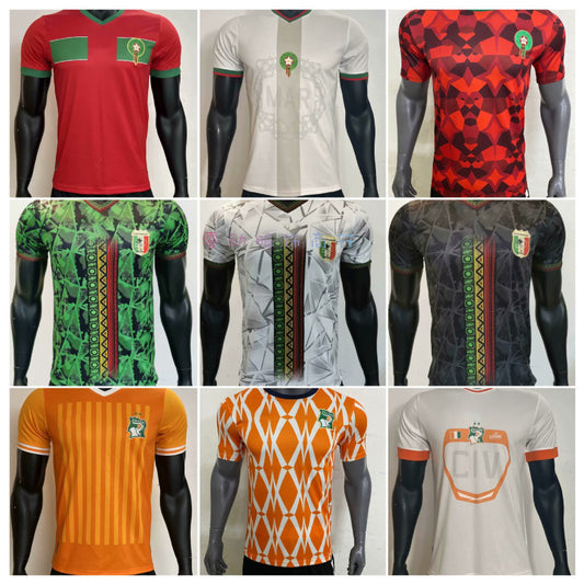 2024 AFCON Morocco Ivory Coast Senegal Ghana Jersey