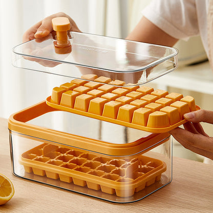 One-touch ice tray