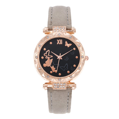 Butterfly Casual Versatile Ladies Belt Watch