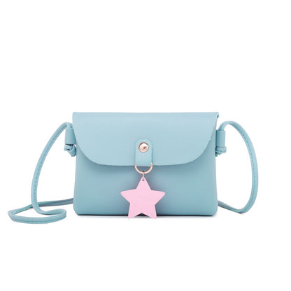 Star pendant mobile phone bag shoulder bag