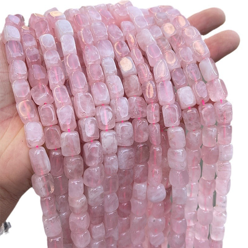 Powder crystal rectangular with shaped beads Crystal square loose beads