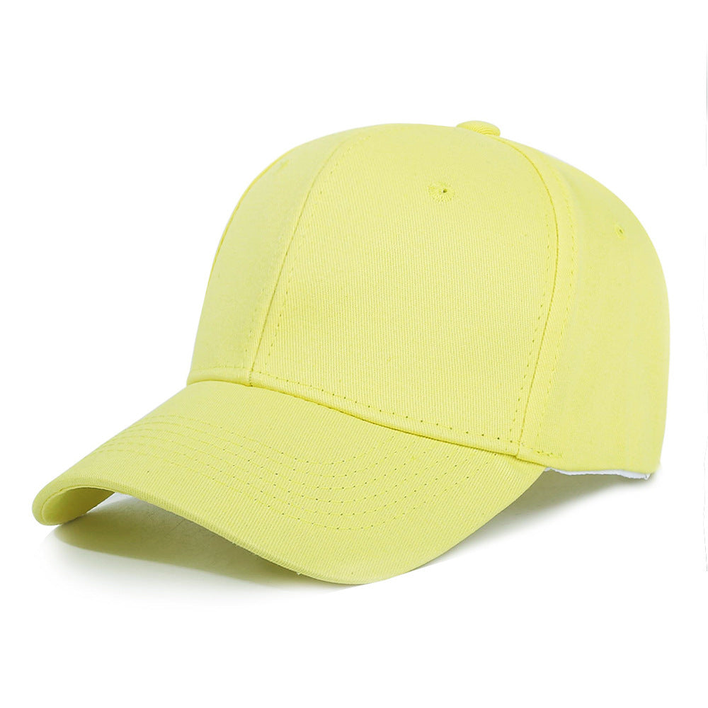 Cotton Hard-Brim Baseball Cap