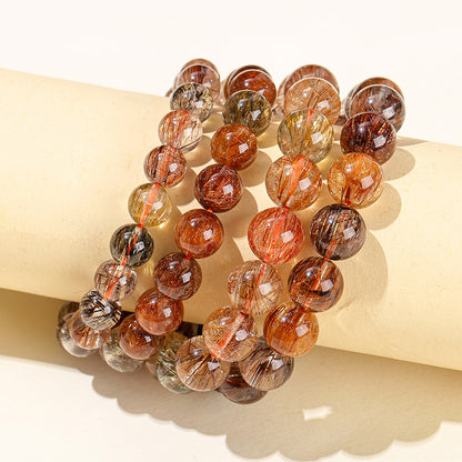 7A Natural Shunfa Color Hair Crystal Bracelet