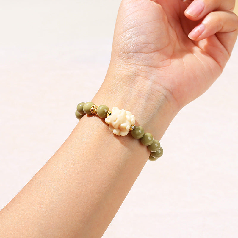 Natural Avocado Alxa Bracelet