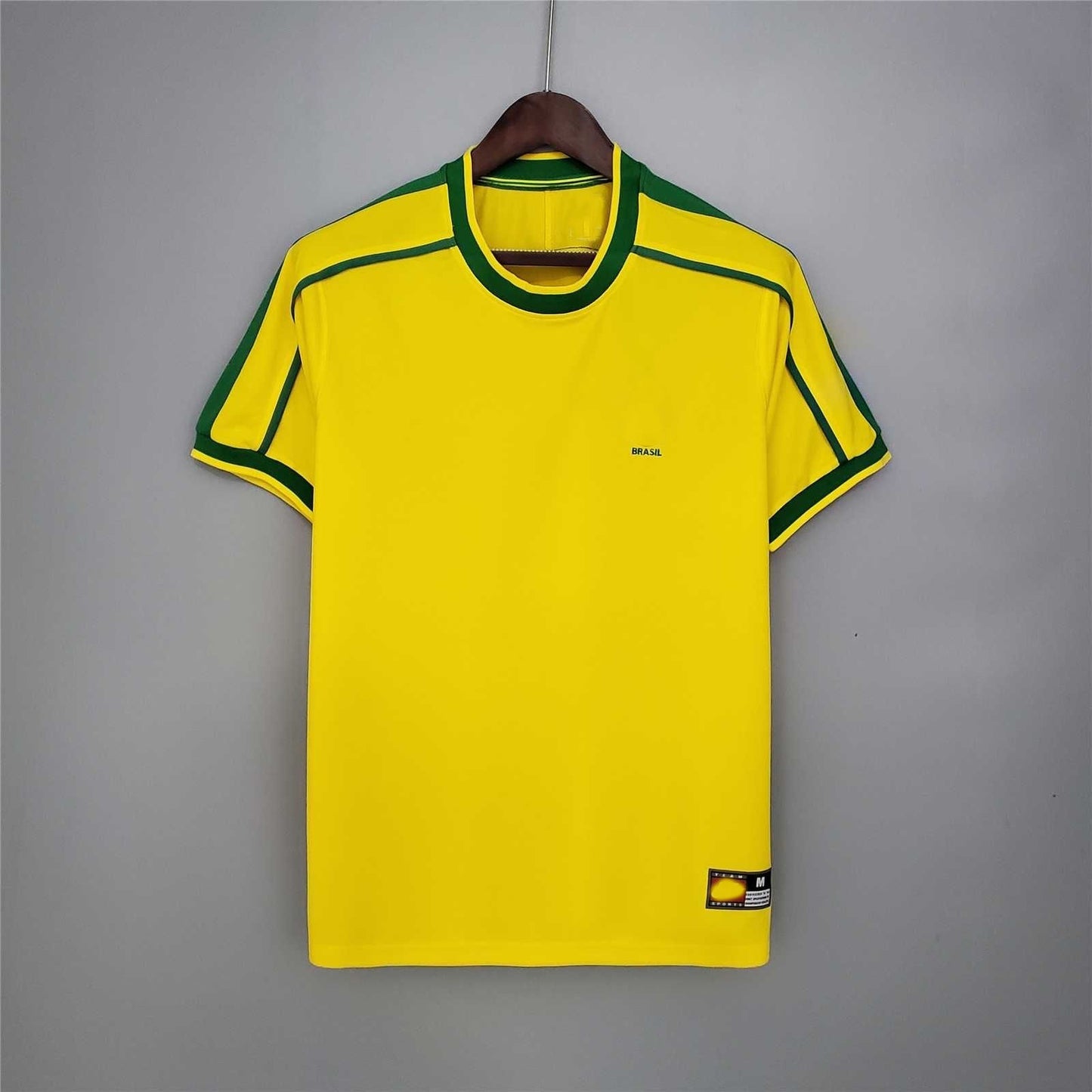 1998 World Cup Brazil Home/Away 9 Ronaldo Short Sleeve Jersey