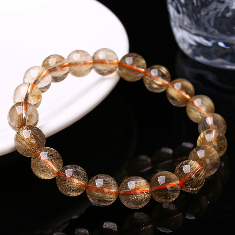 7A Natural Blonde Crystal Bracelet