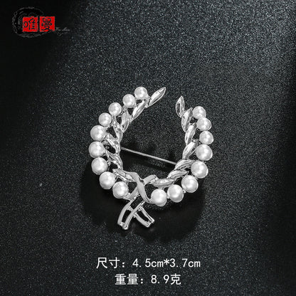 Accessories Butterfly Pearl Brooch