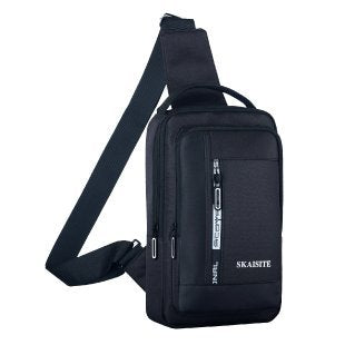 Shoulder bag USB charging multi-layer