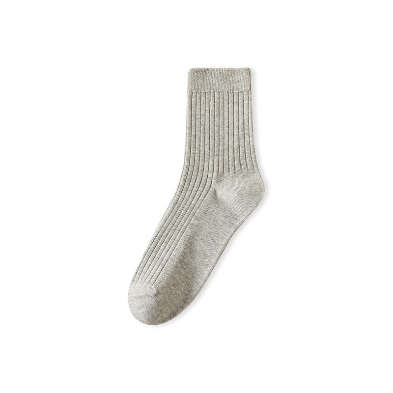 Autumn-Winter Cotton Breathable Double Needle Men's Socks