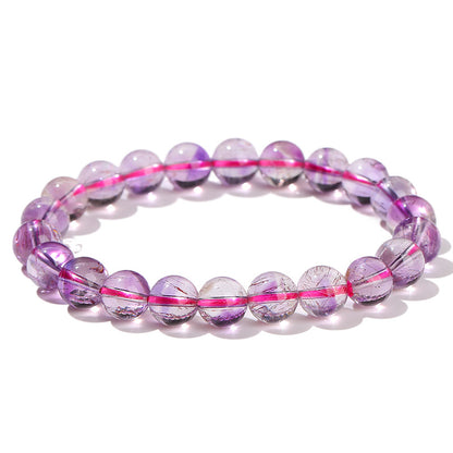 Natural purple super seven bracelet women