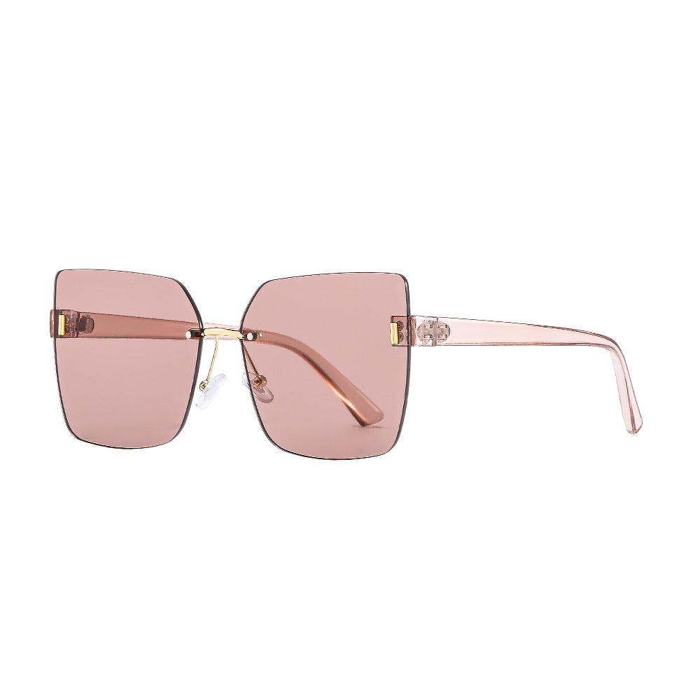 Frameless Retro Sunglasses