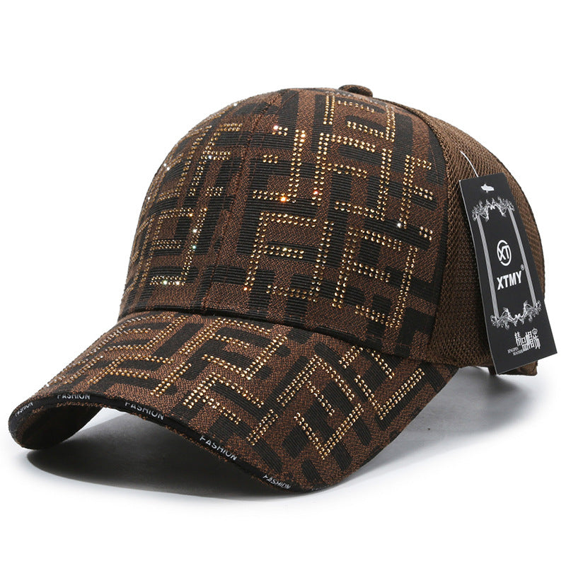 Mesh Breathable Letter F Duckbill Cap