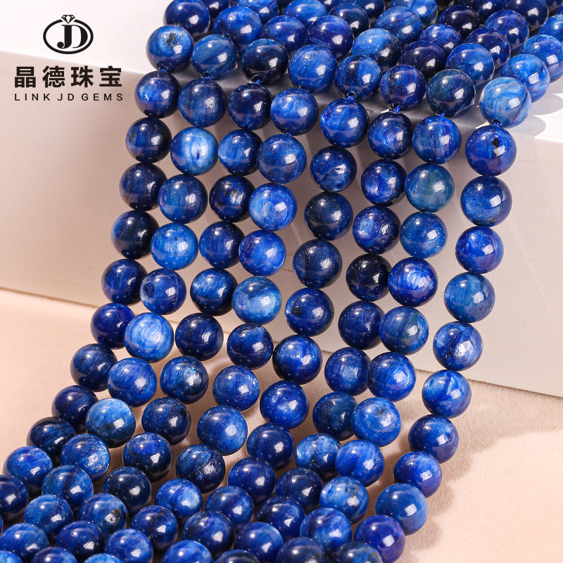 Grade A kyanite loose beads crystal round beads