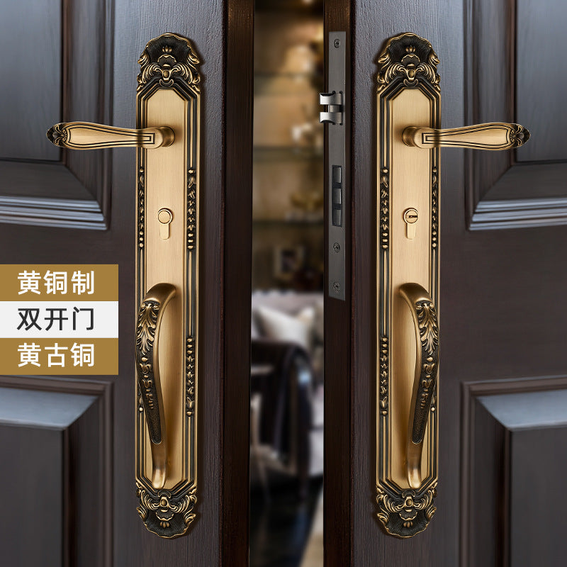 Villa luxury double door handle