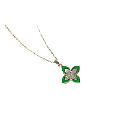 Chic Clover Necklace - Elegant Collarbone Jewelry Wholesale