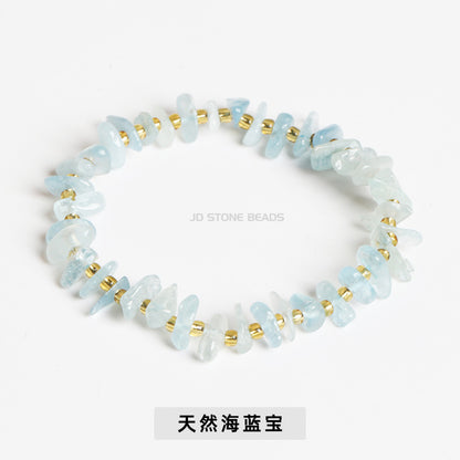 Crystal gravel bracelet