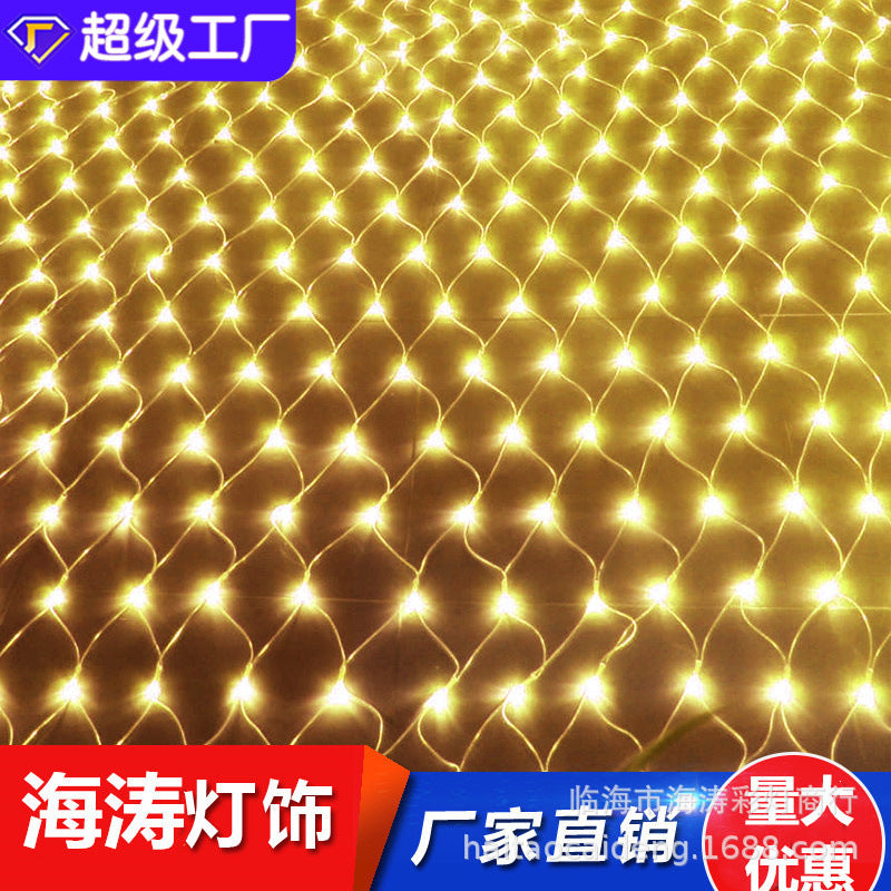 Solar Net Light LED Color Light Flashing Light Mesh