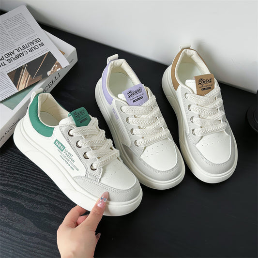 women's spring fashion white sneakers