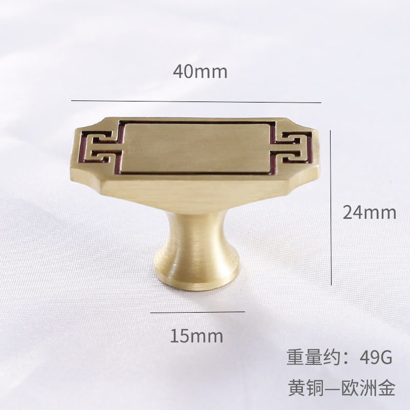 New Chinese Solid Brass Handle