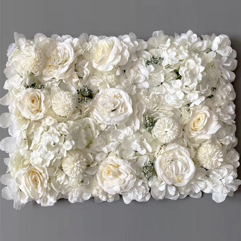 Rose Hydrangea Artificial Flower Wall Wholesale