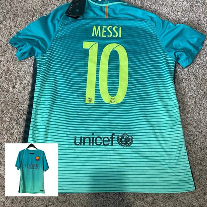 Barcelona Classic 10 Messi Rivaldo Puyol Figo Neymar Long Short Sleeve