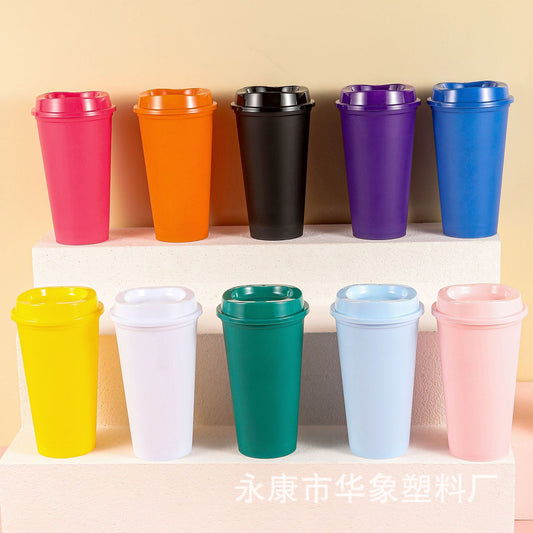 Color coffee cup pp material 475ml