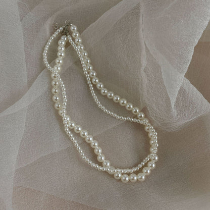 French Vintage Pearl Necklace