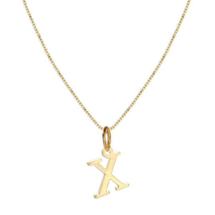 26 letters necklace simple