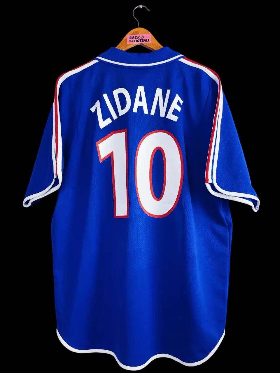 Camiseta retro de manga corta de Zidane Henry de Mbappé de Francia 82-06 