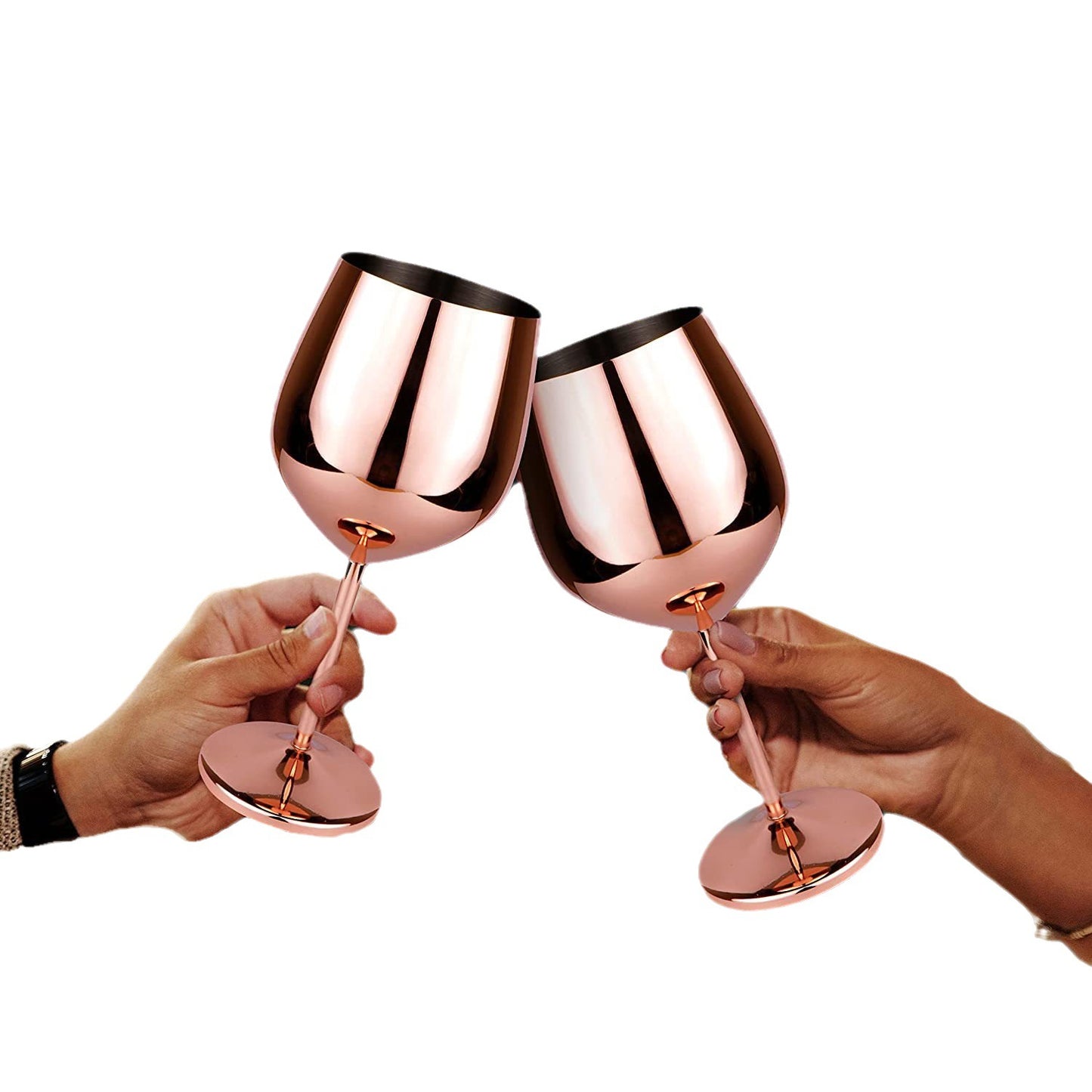 Stainless steel single-layer drop-resistant goblet