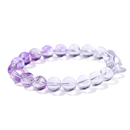 7A natural gradual change purple super seven crystal bracelet