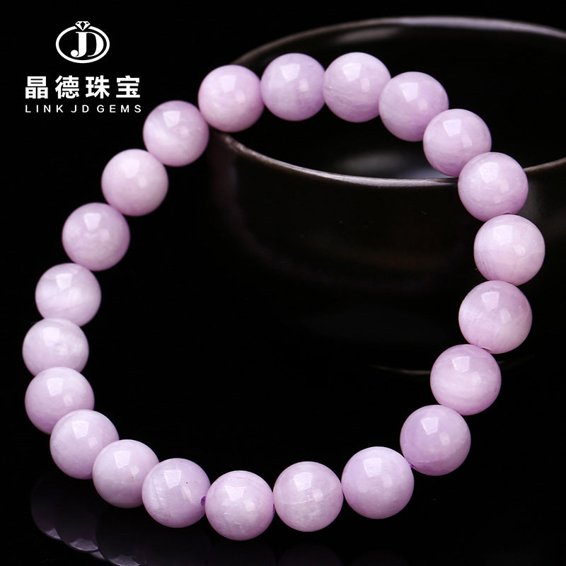 Grade A Natural Purple Lithium Bracelet Lavender Purple