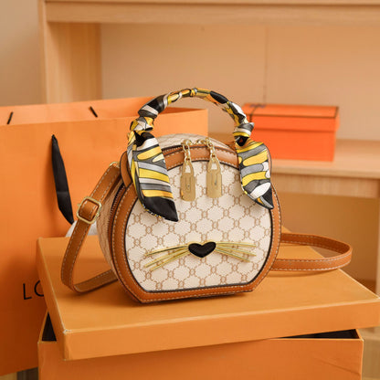 Retro small round bag fashion